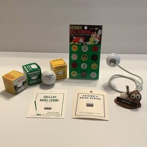 Lot of 9 funny/gag golf items